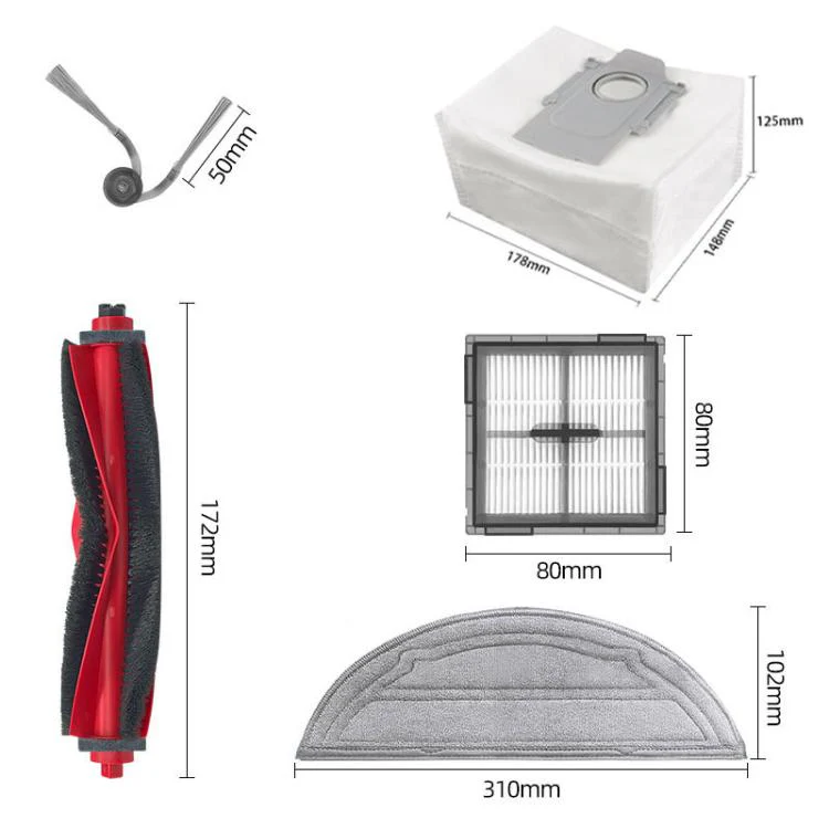 21 In 1 Set For Roborock Q10 S5 & Q10 S5+ Robot Vacuum Replacement Parts Kit Accessory Bundle - Image 7