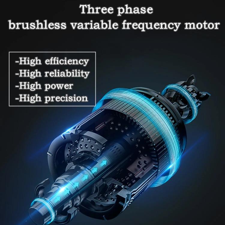 22.5-inch Invisible Blade Ceiling Fan Light with E27 Socket Dimmable LED, 3 Color Temperatures, 3 Speeds, 2H/4H Time(White) - Image 7