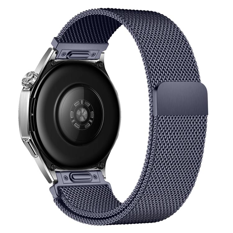 22mm Press Snap Milanese Magnetic Stainless Steel Watch Band(Galaxy Purple) - Image 2