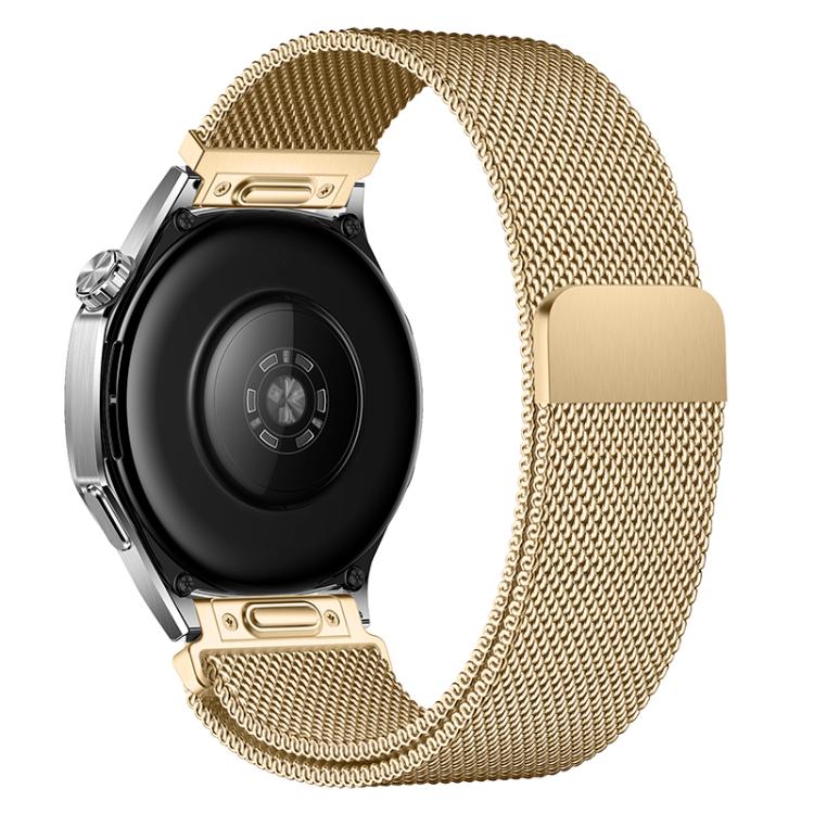 22mm Press Snap Milanese Magnetic Stainless Steel Watch Band(GT5 Gold) - Image 2