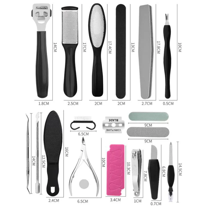 23 In 1 Foot Care Kit for Callus and Dead Skin Removal Complete Pedicure Set - Image 9