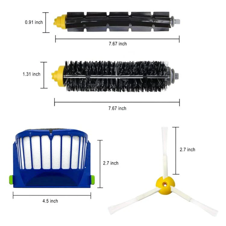 24 In 1 Replacement Parts For iRobot Roomba 600 Series 690 694 650 620 660 651 614 Vacuum Replenishment Kit - Image 7