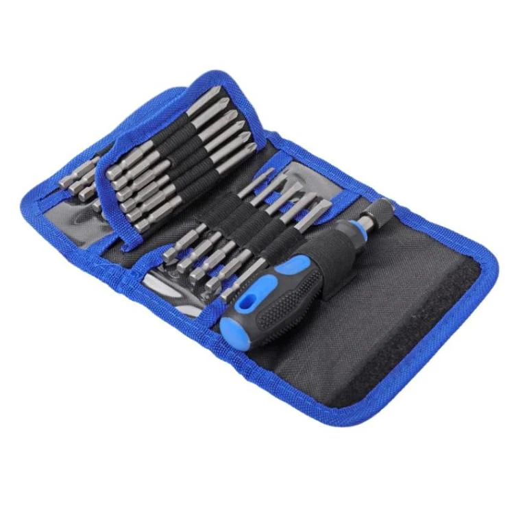24pcs / set Chrome Vanadium Steel Screwdriver Bit Set, Slotted Phillips Hex Flower Screwdriver Bits