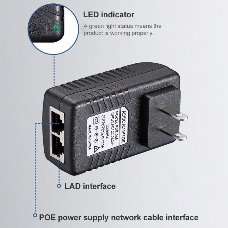 24V 1A Router AP Wireless POE / LAD Power Adapter, AU Plug - Image 3