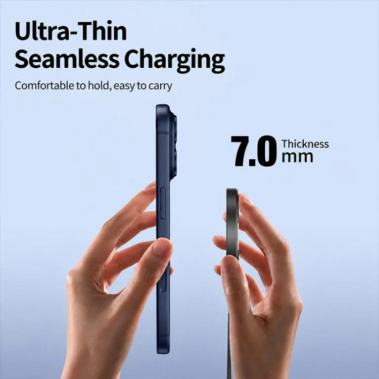 25W Fast Charging Magnetic Wireless Charger with Stand Function(Orange) - Image 7