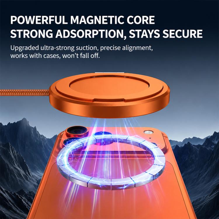 25W Fast Charging Magnetic Wireless Charger with Stand Function(White) - Image 6