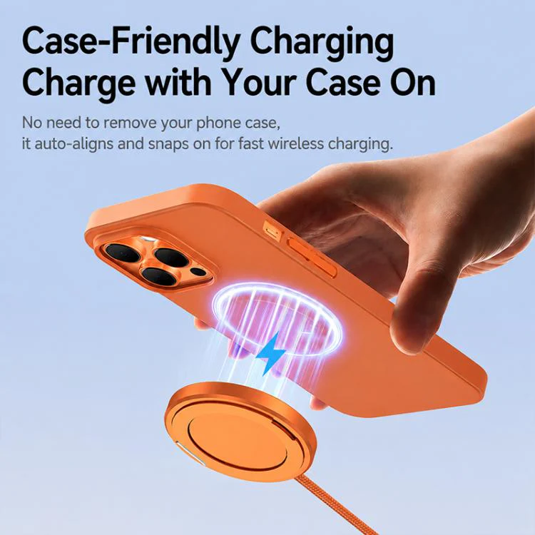25W Fast Charging Magnetic Wireless Charger with Stand Function(White) - Image 9