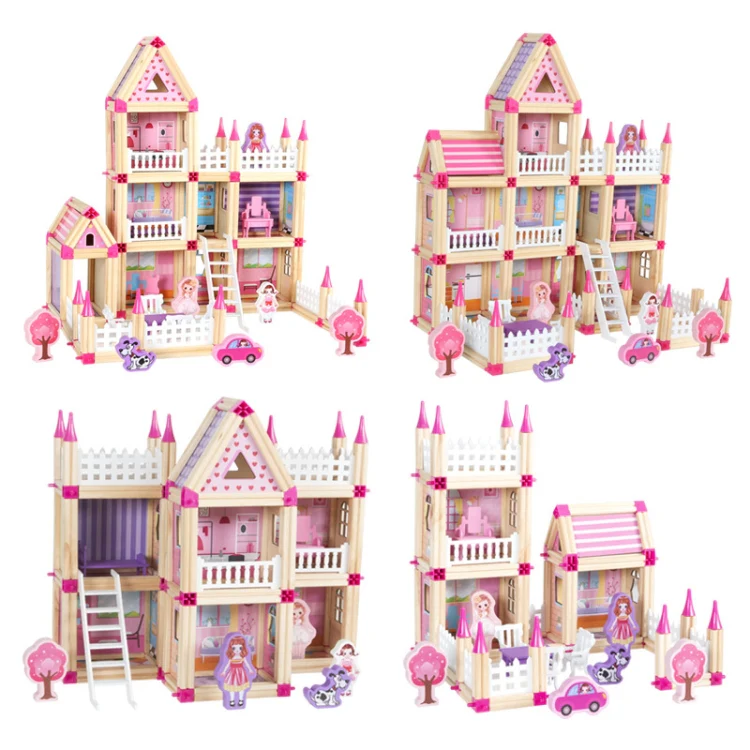 298 PCS Children Building Master Wooden Toy 3D Assembled Model - Image 7