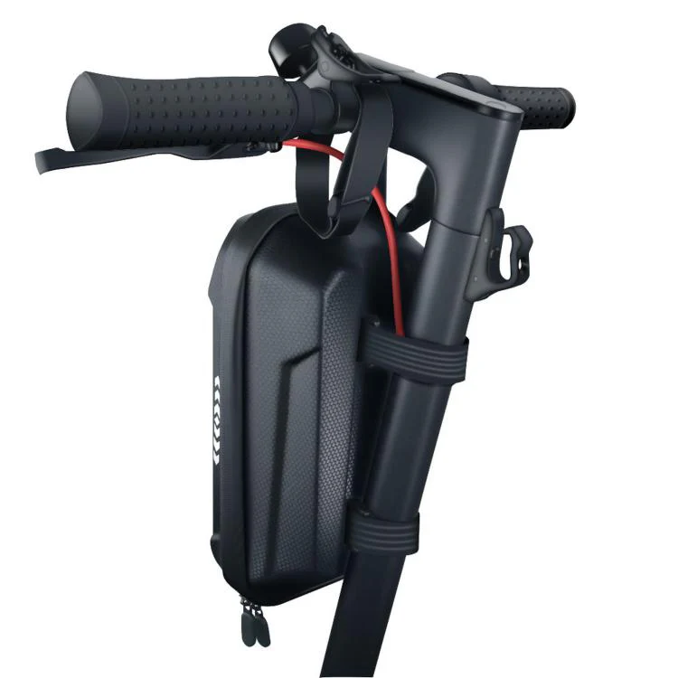 2L Waterproof Electric Scooter Handlebar Bag EVA Hard Shell Front Hanging Storage Pack for Bicycles(Black) - Image 5