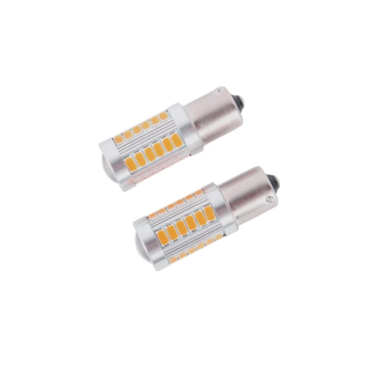 2PCS 1156/BA15S 16.5W 1155LM 630-660nm 33 LED SMD 5630 Red Light Car Brake Light Lamp Bulb for Vehicles , DC12V - Image 2