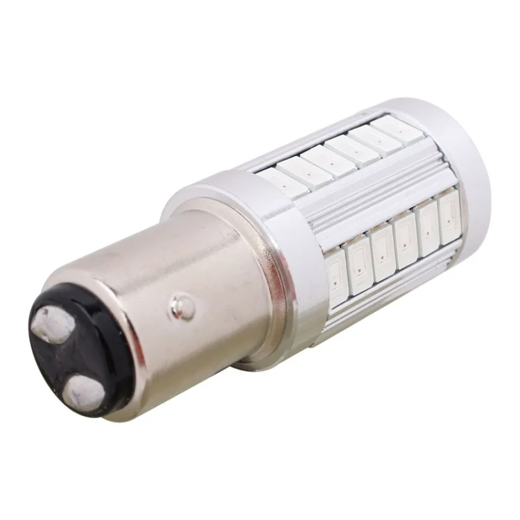 2PCS 1157/BAY15D 16.5W 1155LM 630-660nm 33 LED SMD 5630 Red Light Car Brake Light Lamp Bulb for Vehicles , DC12V(Red Light) - Image 3