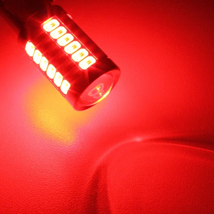 2PCS 1157/BAY15D 16.5W 1155LM 630-660nm 33 LED SMD 5630 Red Light Car Brake Light Lamp Bulb for Vehicles , DC12V(Red Light) - Image 7