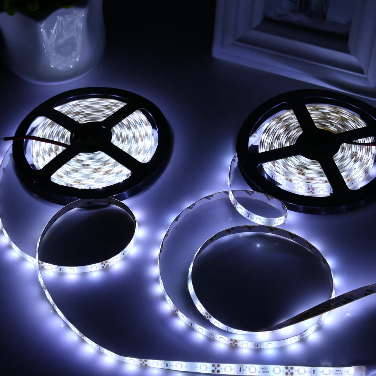 2pcs Bare Board 2835 SMD Dimmable White Light / Warm Light LED Rope Light, 60 LED/m, Length: 5m, 12V 2A 100-240V(AU Plug) - Image 5