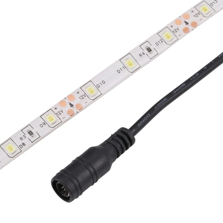 2pcs Bare Board 2835 SMD Dimmable White Light / Warm Light LED Rope Light, 60 LED/m, Length: 5m, 12V 2A 100-240V(UK Plug) - Image 4