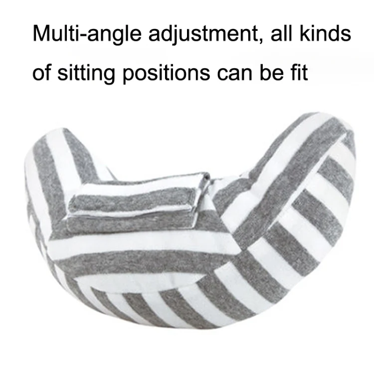 2pcs Children Neck Headrest Comfortable Shoulder Cover Car Neck Guard Pillow(Brown Stripe) - Image 3