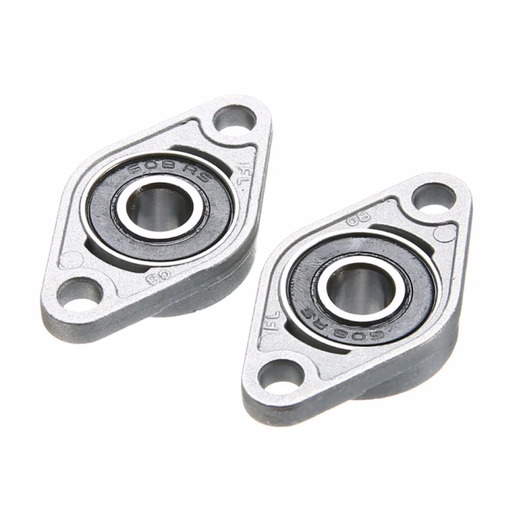 2pcs Diamond Bearing Housing Zinc Alloy Miniature Housing Bearing 3D Printer Accessories Universal, Size:KFL000 (Inner Diameter 10mm) - Image 6