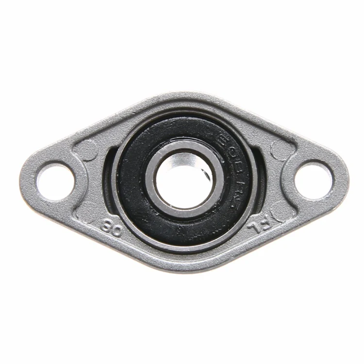 2pcs Diamond Bearing Housing Zinc Alloy Miniature Housing Bearing 3D Printer Accessories Universal, Size:KFL08 (Inner Diameter 8mm) - Image 3