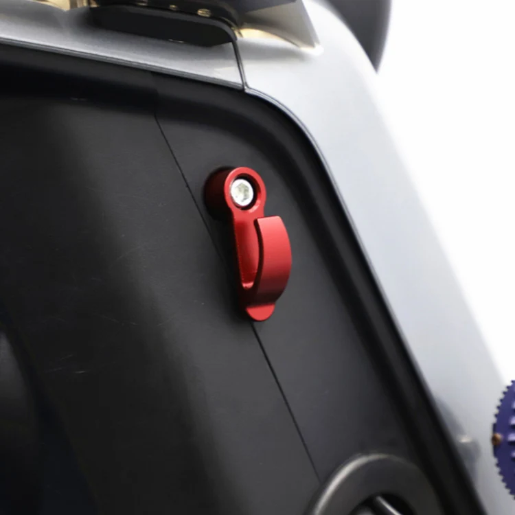 2pcs Motorcycle Modified Helmet Hook Scooter Side Storage Hook(Silver) - Image 5