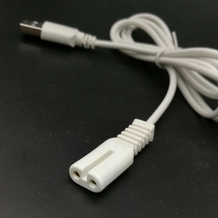 2pcs  USB Charging Cable For Philips CONFU SUPOR Hair Ball Trimmer - Image 4