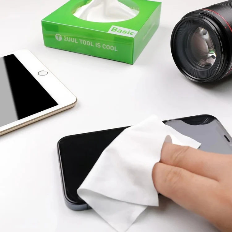 2UUL 15x15cm Microfiber Cleaning Wiper Antistatic Dust-Free Cloth - Image 4