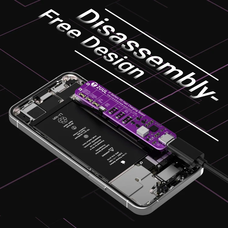 2UUL BT01 PD Fast Charging No-Disassembly Battery Activation Board for iPhone 6 to 15 Pro Max - Image 8