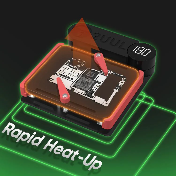 2uul PH11 Motherboard PCB Delamination Rebonding HOT-BLOCK Preheater, Plug:EU Plug - Image 4