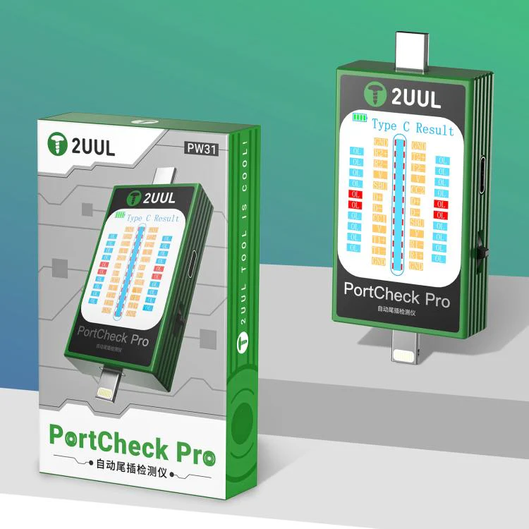2uul PW31 PortCheck Pro 5V / 2A Type-C / Lighting Interface Automatic Tail Plug Detector - Image 7