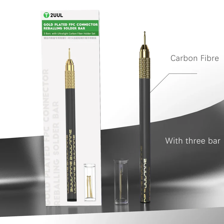 2UUL SC98 Ultralight Carbon Fiber FPC Connector Soldering Tin Suction Bar Set - Image 6