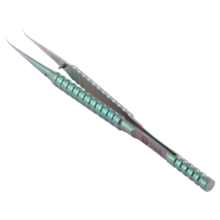 2UUL Ti02 Titanium Alloy Curved Tweezers - Image 4