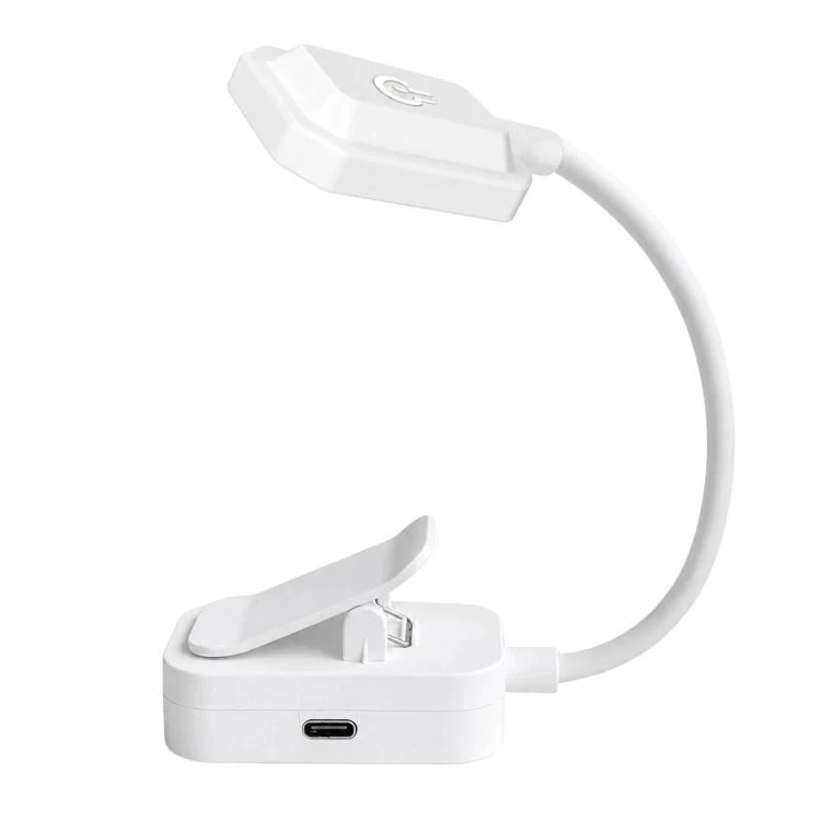 3 Color Temperature LED Clip On Lamp Eye-Caring Reading Light For Student Dormitory, Spec: Battery Not Include(Vertical) - Image 2