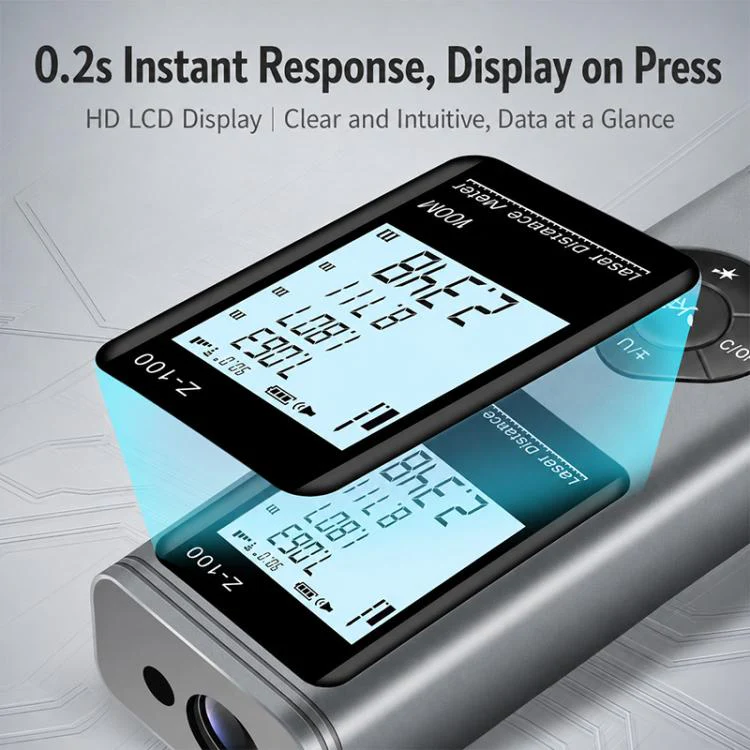 3 in 1 Crosshair Laser Rangefinder Digital Measuring Ruler, Measurement Range:40m - Image 3