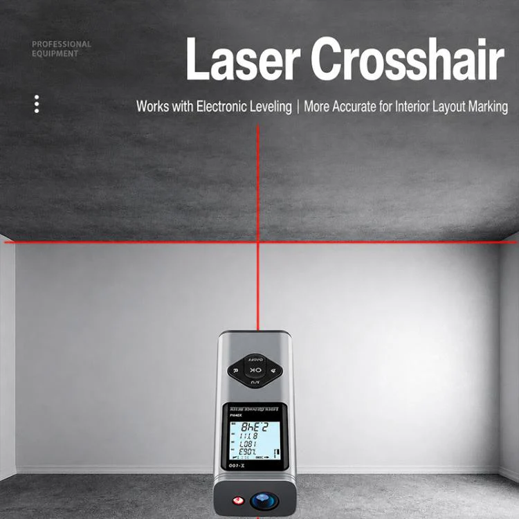 3 in 1 Crosshair Laser Rangefinder Digital Measuring Ruler, Measurement Range:40m - Image 6