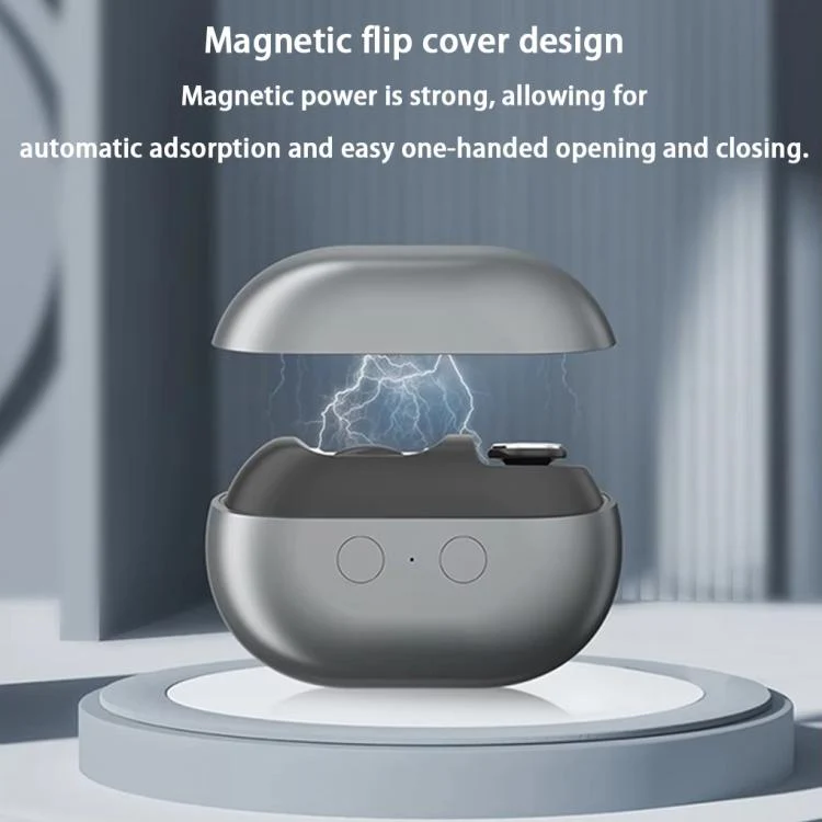 3-in-1 Electric Nail Clipper & File All-in-One Automatic Trimmer with Magnetic Cover(M7 Gray) - Image 4