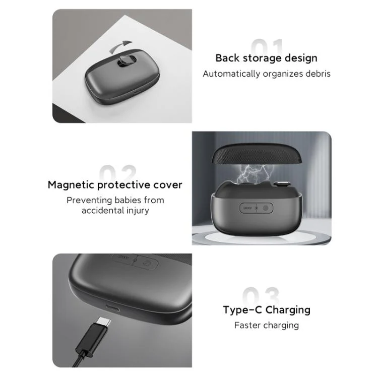 3 in 1 Multifunctional Electric Nail Clippers and Filer(White) - Image 5