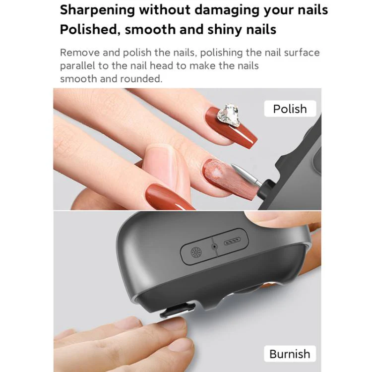 3 in 1 Multifunctional Electric Nail Clippers and Filer(White) - Image 6