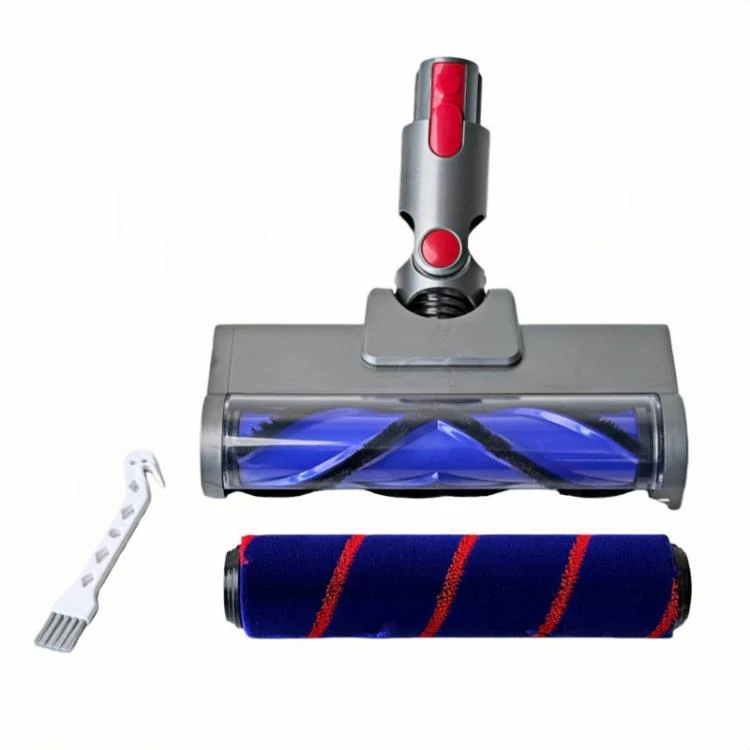 3 In 1 Set Cleaner Head For Dyson V7 V8 V10 V11 V15 Anti-Tangle V-Shaped Brush & Soft Roller Kit