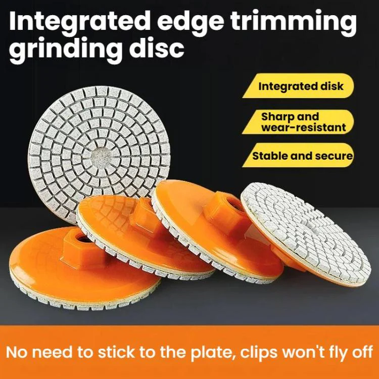 3 inch 8cm One-piece Diamond Dry Grinding Disc Tile Edge Grinding Disc, Mesh: 150 - Image 2