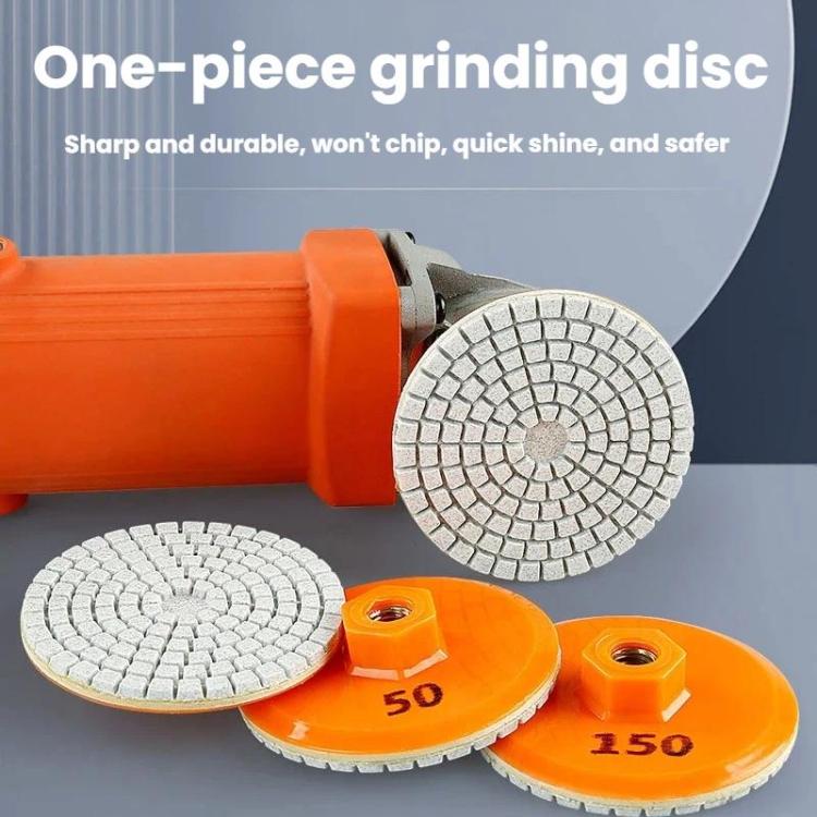 3 inch 8cm One-piece Diamond Dry Grinding Disc Tile Edge Grinding Disc, Mesh: 150 - Image 3