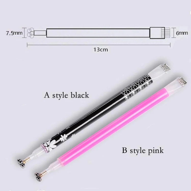 3 PCS Cat Eye Gel Magnet Pen Double Head Magnetic Pen Plum Branding Flower Magnetic Pen Nail Cat Eye Magnet New Tool(pink) - Image 5