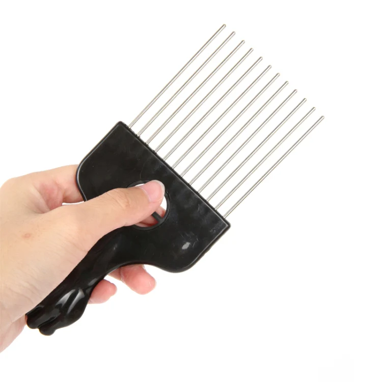 3 PCS Hairdressing Steel Needle Oil Hair Comb Plastic Haircut Pointed Tail Comb, Color Classification: C5 - Image 6
