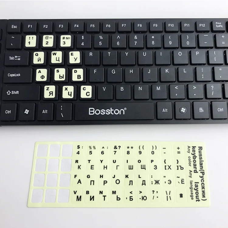 3 PCS Luminous Keyboard Stickers Notebook Desktop Computer Keyboard Stickers(Thai) - Image 3