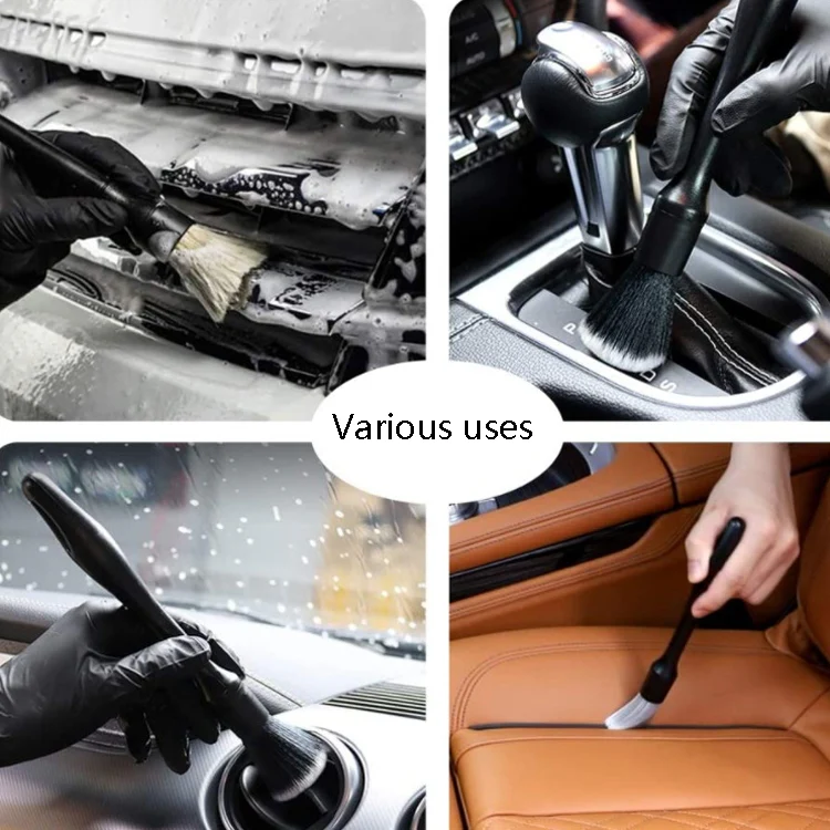 3 PCS / Set Car Interior Air Conditioning Cleaning Nylon Brush - Image 7