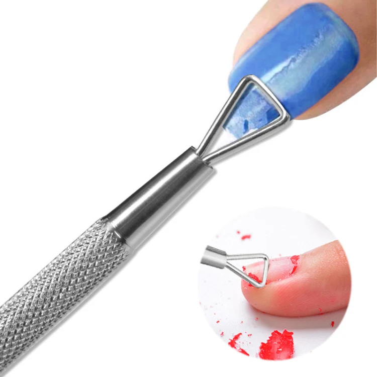 3 PCS Stainless Steel Nail Tool Steel Push and Remove Nail Polish Glue Phototherapy Glue Unloading Knife - Image 4