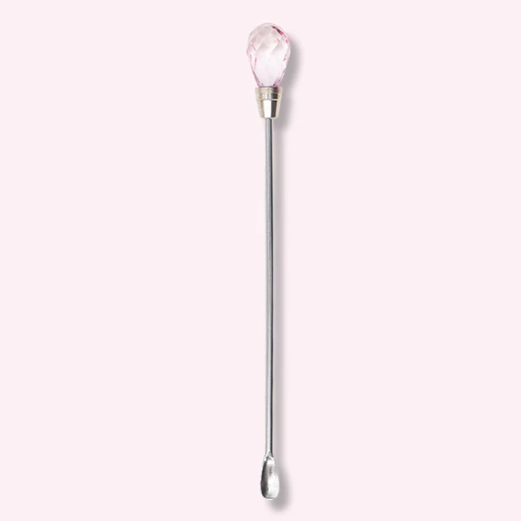 3 PCS Stainless Steel Nail Tool Stirrer(Pink) - Image 2