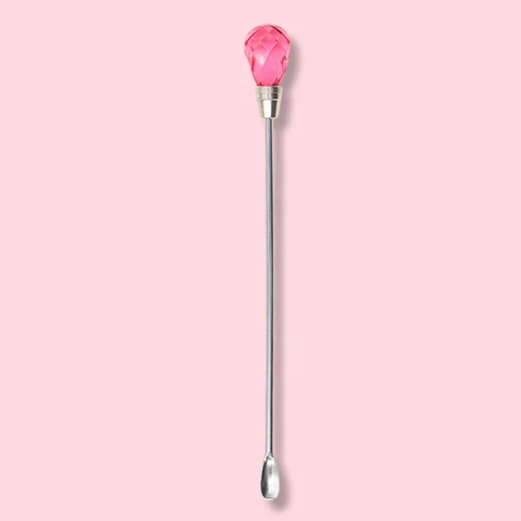 3 PCS Stainless Steel Nail Tool Stirrer(Red) - Image 2