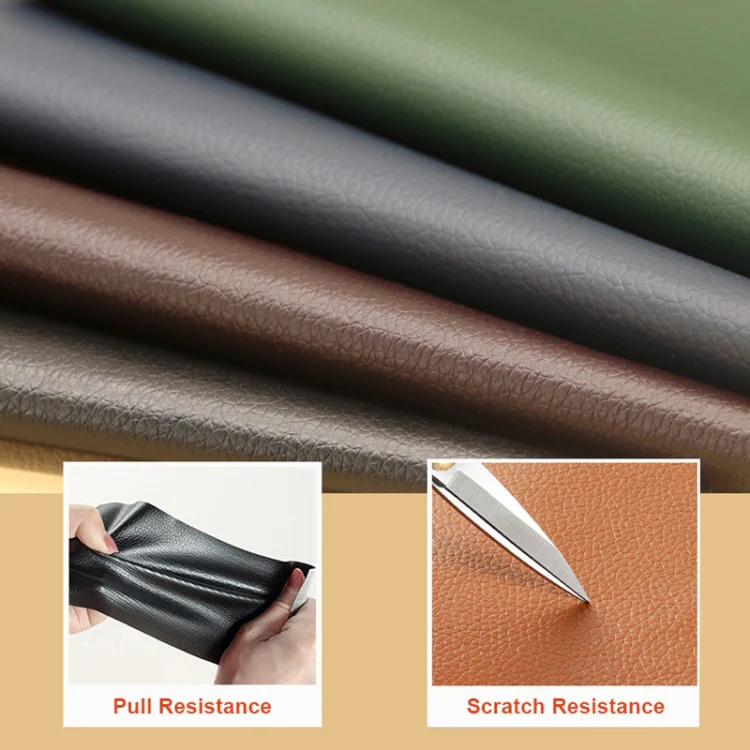 30 x 137cm Self Adhesive Leather for Sofa Repair Patch Car Seat PVC Leather Sticker(Black) - Image 5