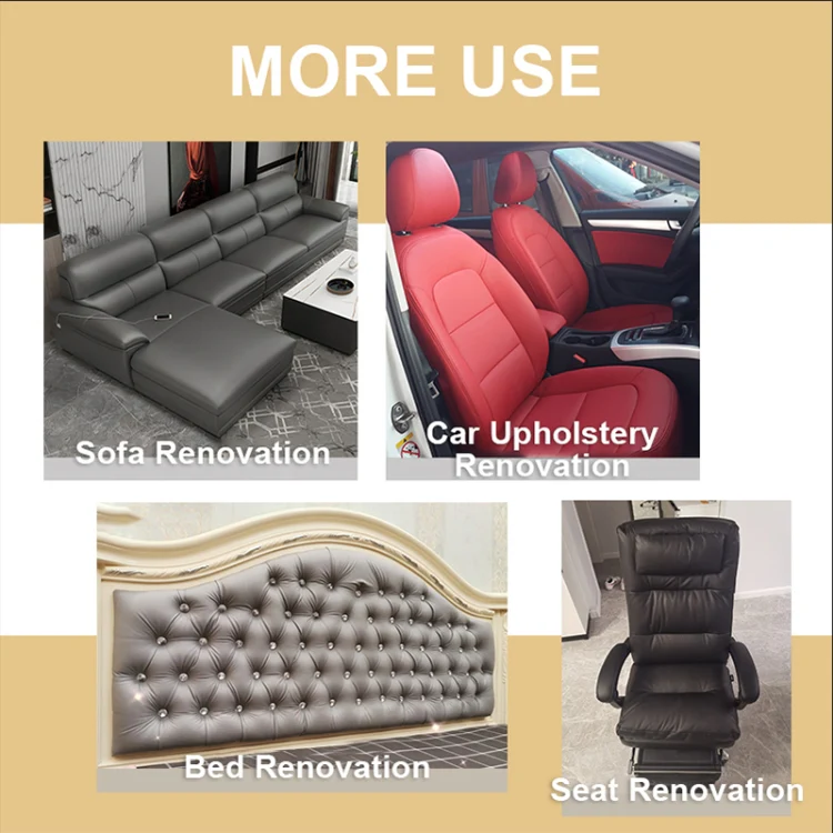 30 x 137cm Self Adhesive Leather for Sofa Repair Patch Car Seat PVC Leather Sticker(Red) - Image 8
