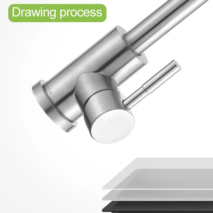 304 Stainless Steel Rotatable Faucet Sinks Cold And Hot Water Tap - Image 4