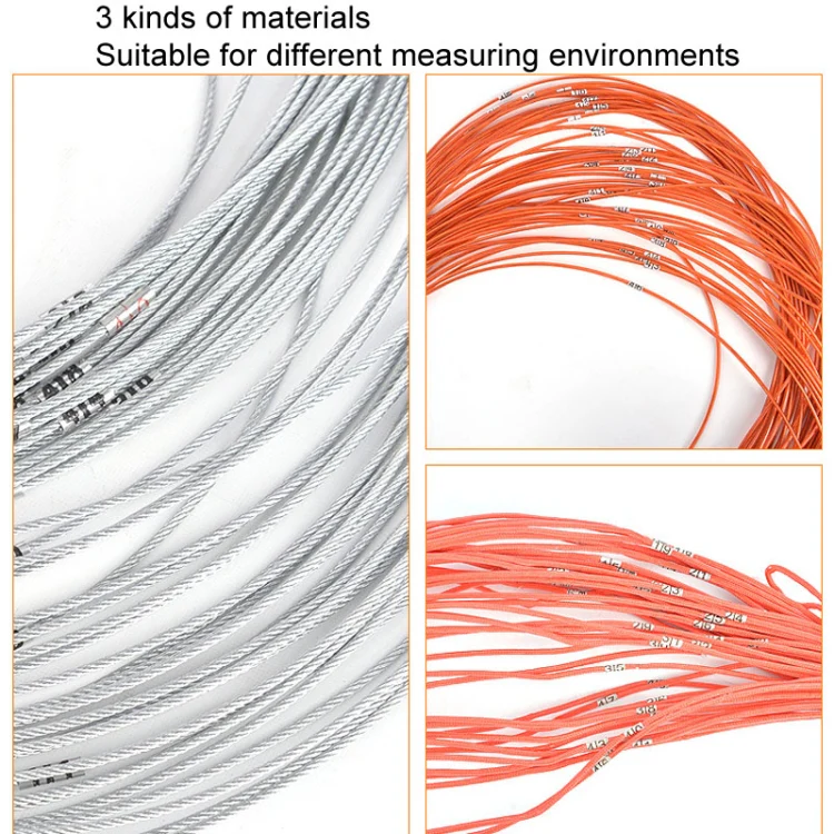 30m Steel Wire Measuring Rope With Scale Marking Pull Ring Deep Well Rope - Image 3