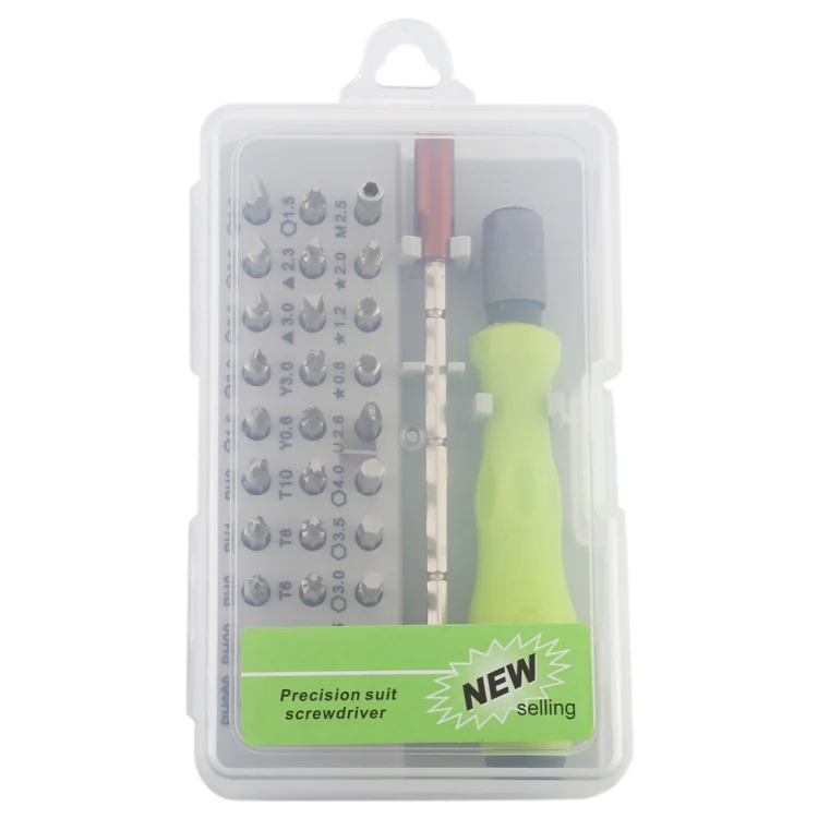 32-in-1 CRV Steel Mobile Phone Disassembly Repair Tool Multi-function Combination Screwdriver Set(Gray Green) - Image 5